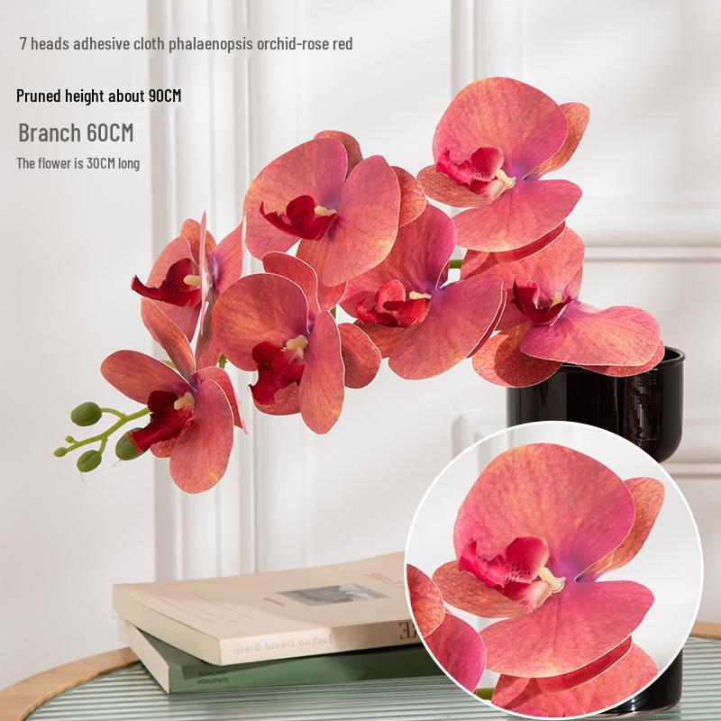 Luxury Realistic Phalaenopsis Artificial Flower for Weddings and Home Décor