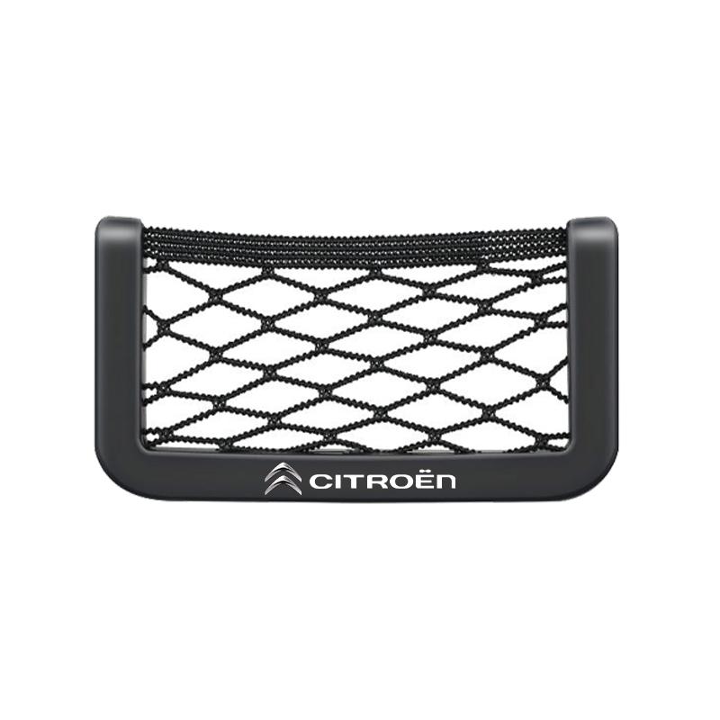 Car Net Bag Phone Holder Storage Net Box Pocket Organizer For Citroen C1 C2 C3 C4 C5 C6 C8 C4L DS3 DS4 DS5LS DS6 Accessories