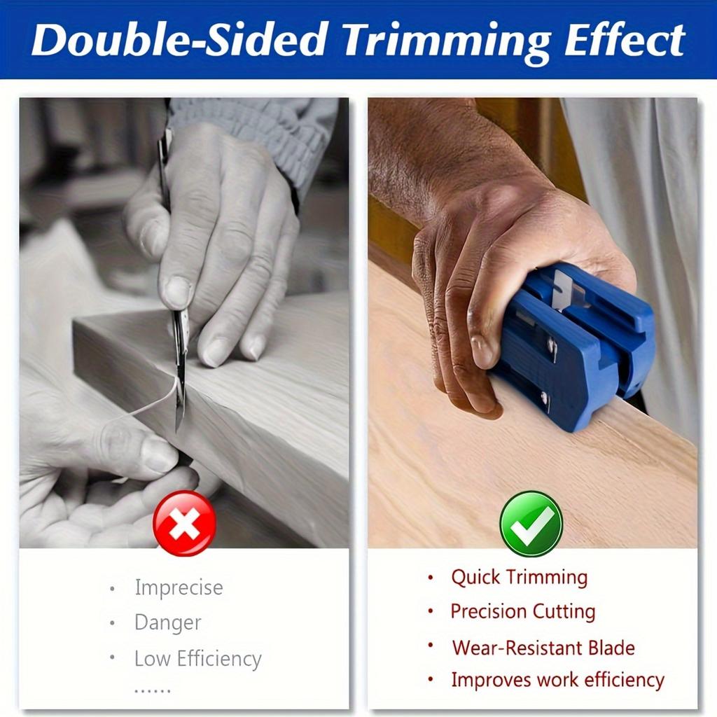 Edge Banding Trimmer, Plastic PVC Plywood Melamine Wood Manual Edge Banding, Manual Trimming Woodworking Tool