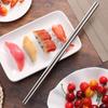 BESTOYARD Stainless Steel Chopsticks, 36cm, Set of 2, Long Chopsticks for Tempura, Deep Frying, Ramen, Soba, and Other Cooking