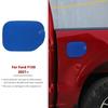 Exterior Blue Fuel Filler Door Gas Tank Cap Cover Trim For Ford F-150 2021-2022