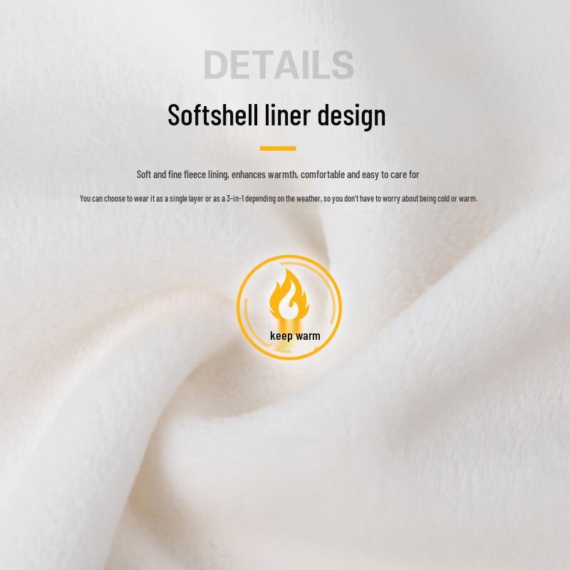 Jeep Men's Autumn 3-in-1 Hooded Outdoor Jacket