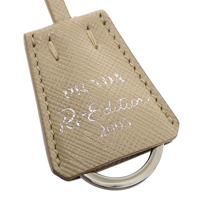 PRADA  1BH204 2WAY bag beige Nylon Women