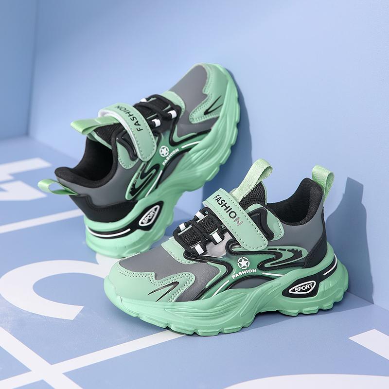 

Дитяча мода Дихаюче повсякденне взуття Діти Біг Спорт Студенти Хлопчики та дівчатка У тренді Зручні кросівки 39 зелений