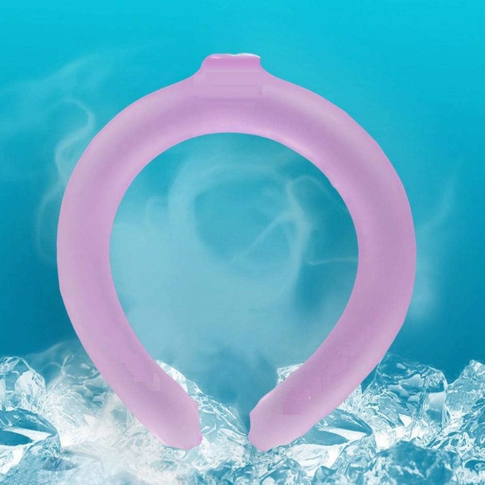 Portable Summer Cooler Neck Cooling Ring Reusable Neck Massager Sunstroke Prevention Lasting Neck Wearable Gel Ice Pack