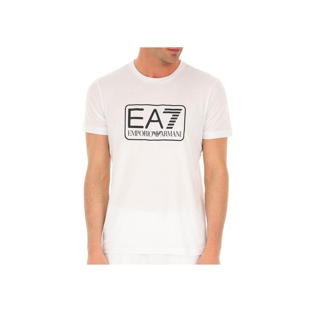 Emporio Armani Round Neck Cotton Short Sleeve T-Shirt Men tops White 8NPT10-TJNQZ-1100