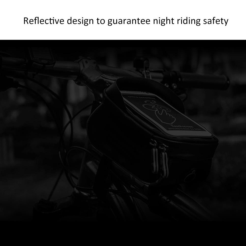 Rainproof Bag Frame Front Top Tube Reflective Cycling Bike Bags Bag Mountain Bike Accessories