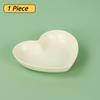 1PCS Love Heart Spit Bone Dish Household Food Grade Plastic Fruit Cake Tray Dining Table Garbage Dessert Plate Kitchen Supplies