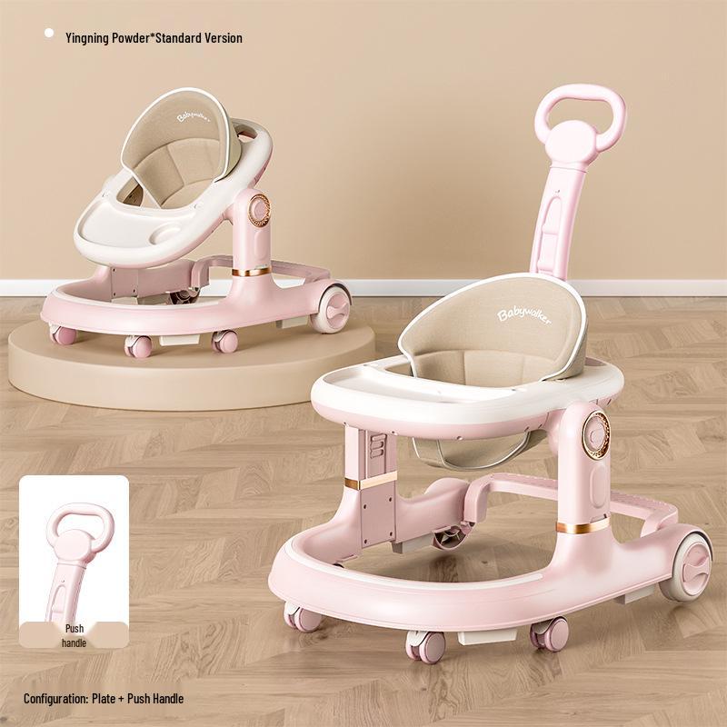 Two-in-One Baby Walker & Learning Push Car for Boys and Girls - Non-Slip, Anti-Tip Design