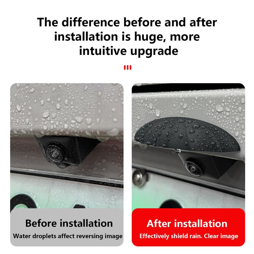 Car Rear Camera Rain Cover Automobile Rear Camera Rain Shield Waterproof Protection Protector Car Accessories for Daily Driving