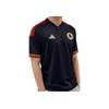 adidas Maglia a Maniche Corte con Collo Polo e Vestibilità Ampia con Stampa Logo Uomo Top Nera IK7170