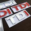 Car personality three-dimensional TDI letter metal sticker turbocharged mechanical supercharged tail car sticker body decoration sticker