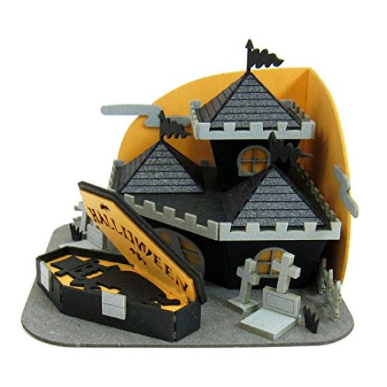 Sankei Miniature Halloween Castle Paper Craft MP05-16
