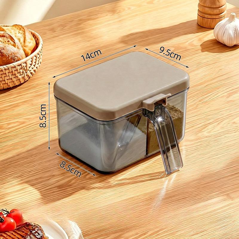Seasoning Box Household Kitchen Integrated Multi-grid Seasoning Can Combination Set Seasoning Salt Storage Seasoning Bottle