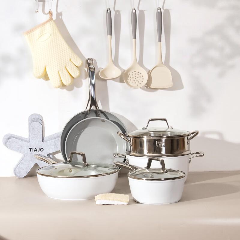 Zhishi Ceramic Non-Stick Frying Pan Set
