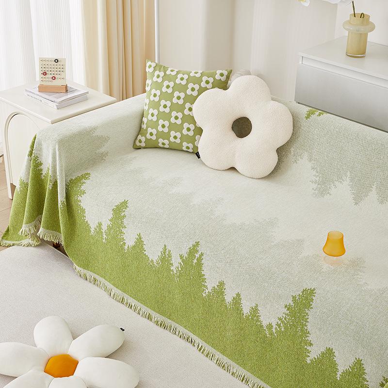 Premium Universal Anti-Scratch Gradient Sofa Cover for All Seasons