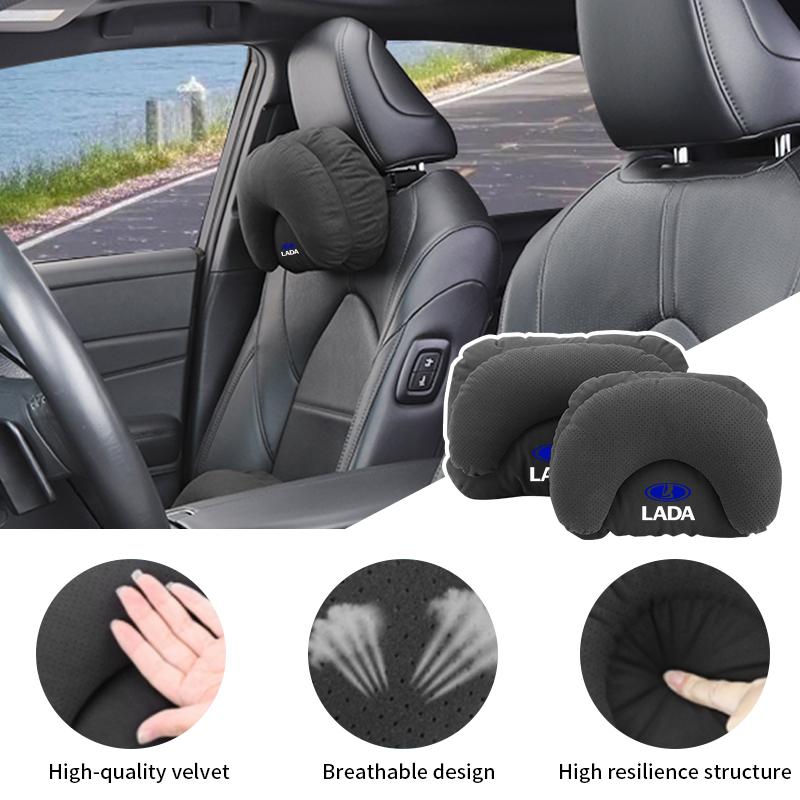 Car Seat Head Support Lumbar Cushion Headrest Neck Pillow For Lada 2110 2114 Largus 2112 110 2105 2107 2106 Vesta Niva SS11