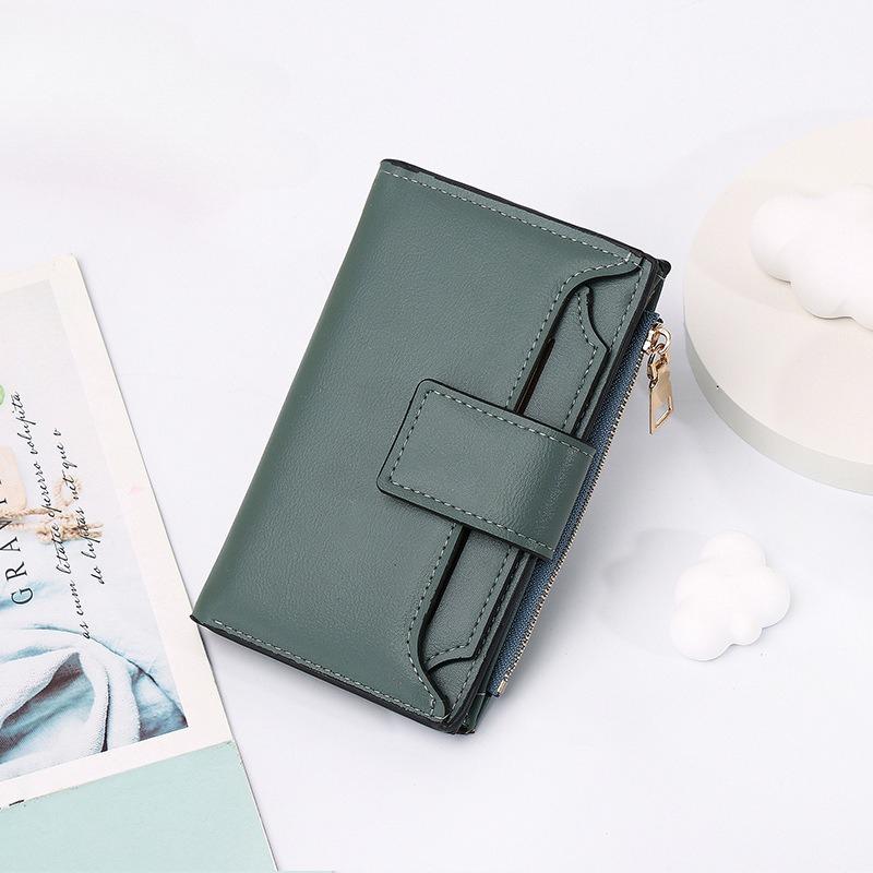 Women Long Wallet PU Leather Large Capacity Multi Card Holder Zipper Clutch Purse Coin Pocket Phone Wallet