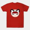 Asian Size Cotton Unisex Tshirt Print T-shirt Panda Girl T-shirt No-Cut Print Regular Fit