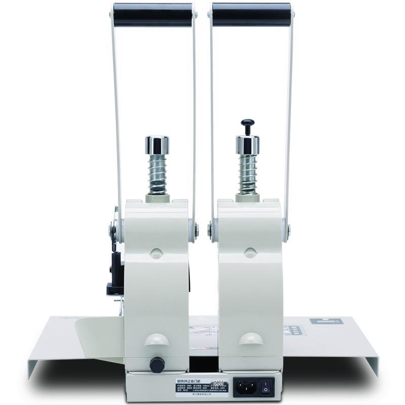 Deli 3885 Manual Financial Binding Machine CN plug (adapter included)