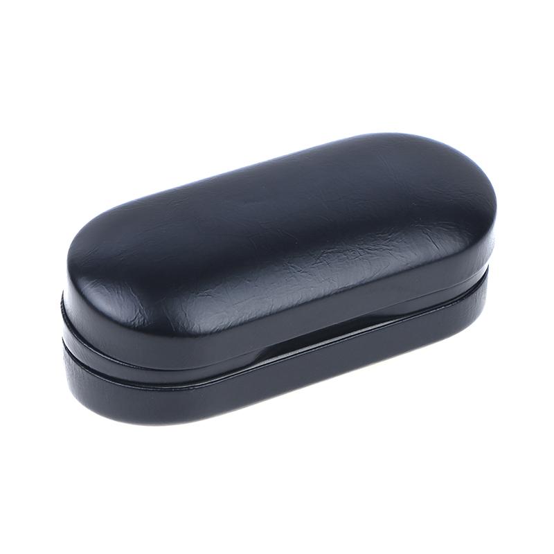 Double Interlayer Metal Eyewear Case Leather Frame Glasses Case Storage Double Layer Mirror Box