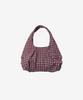 Kimimi Dumpling Tote Bag Vintage Red Check