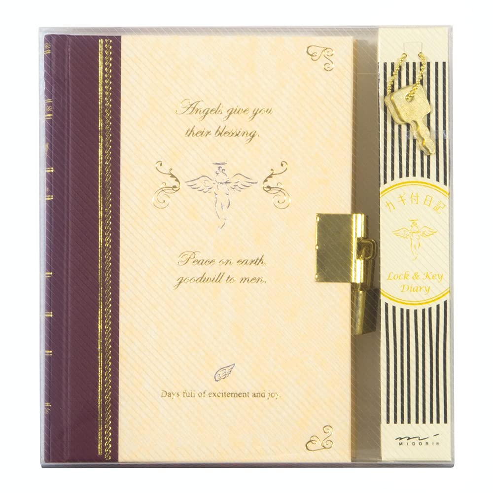 

Midori Diary with Lock and Angel Pattern 12370006