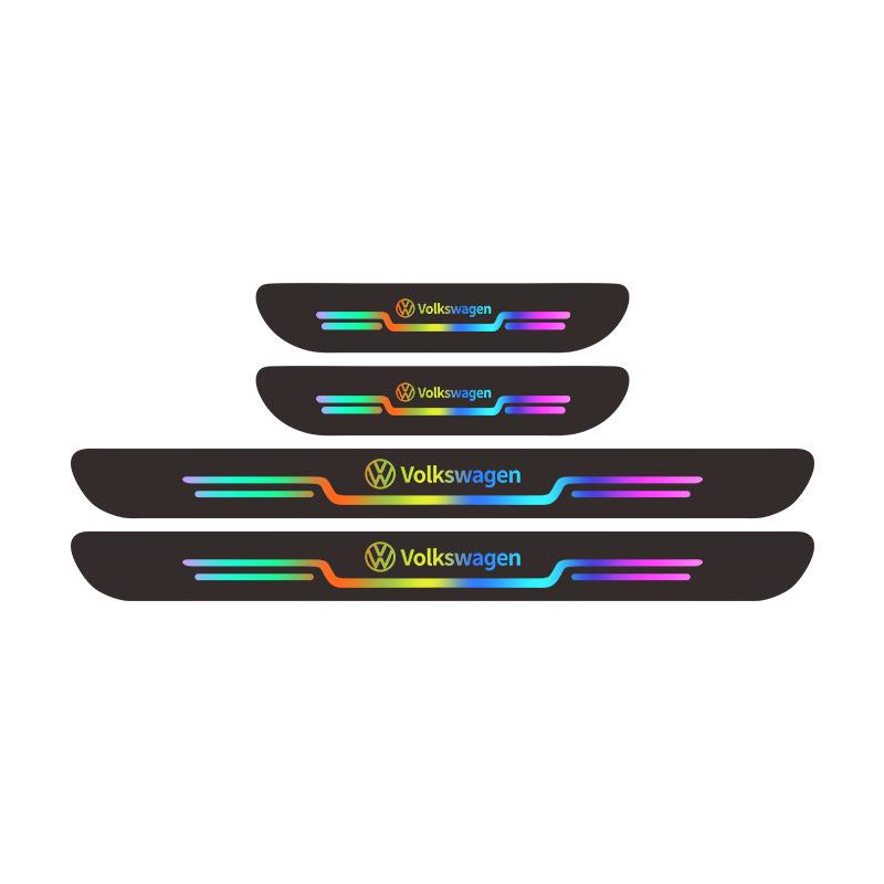 Car Door Pedal Protector: Anti-Stepping & Anti-Collision Threshold Strip Sticker.