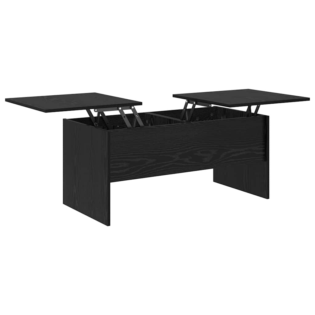 Coffee Table Black Oak Look 102 x 50.5 x 46.5 cm