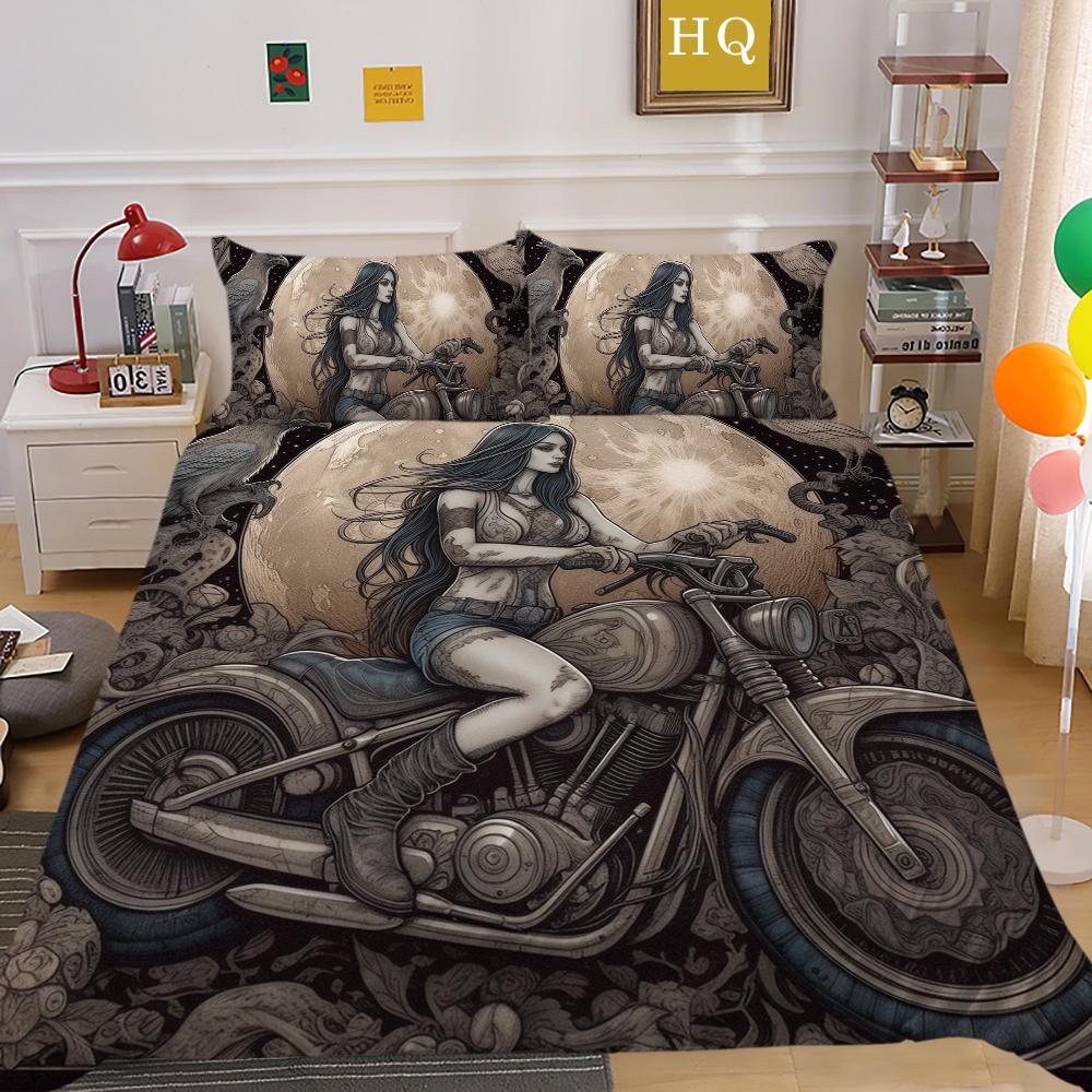 Hot Sale Duvet Cover Set Woman Man Bedding Suit Single Double Size Microfiber Home Bedclothes Bedroom Decor