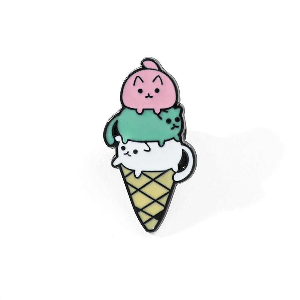 Cartoon Trendy Cat Brooch Pin Unique Personal Style Ideal For Fixing And Waist Cinching