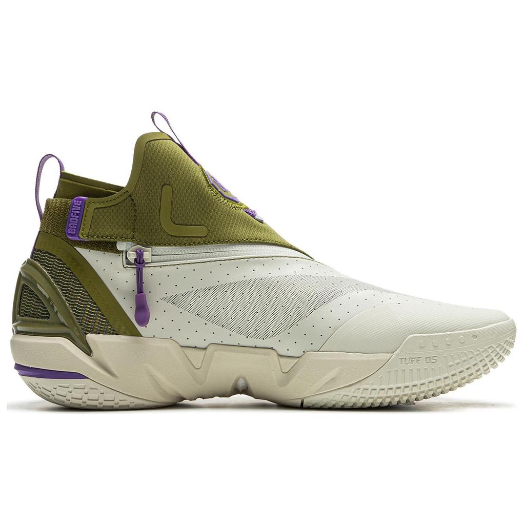 Pantofi de baschet Li Ning Fan Wu 4.5 Bărbați sneaker Verde ABFU031-4