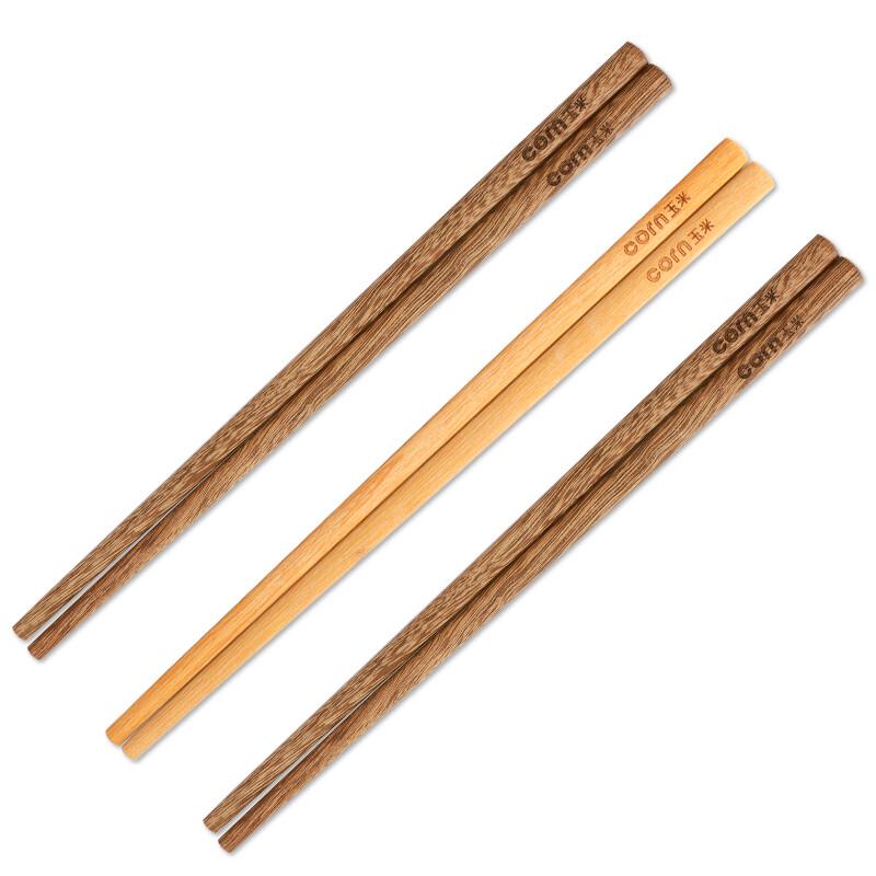 Corn Kids' Solid Wood Learning Chopsticks