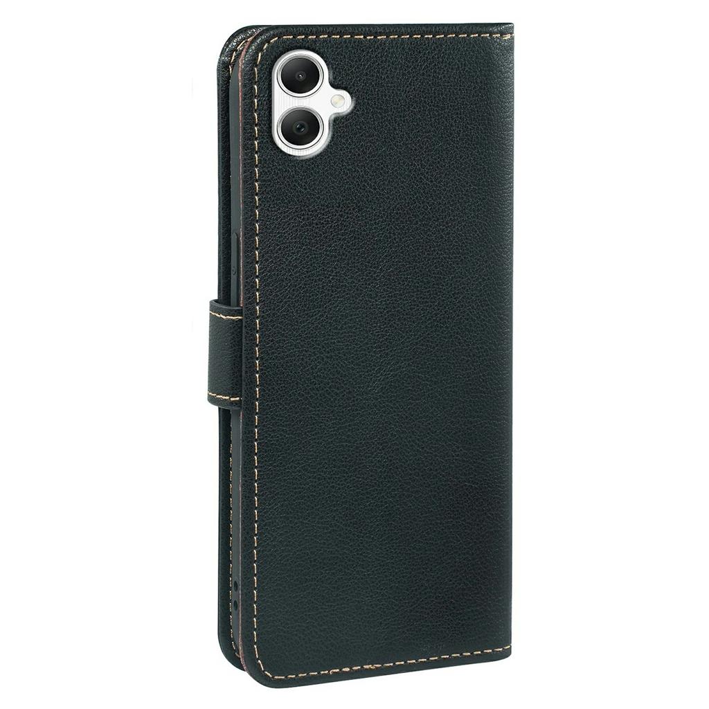 For Samsung Galaxy A06 4G Case RFID Blocking Wallet Litchi Texture Leather Phone Cover Magnetic Clasp