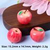 10pcs Mango Pear Miniature Food Toy Resin Home Decoration Item Cute 3D Fruit Model  Dollhouse Craft