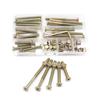 Viti a testa esagonale M6x40mm/ 50mm/ 60mm/ 70mm/ 80mm Dado cilindrico Assortimento Kit per Letti Testiere Sedie