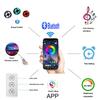 Bluetooth Smart Controler Remote 12V 4 Pin RGB Led Controller Music Sync RGB Led Lights Voice Sensor RGB Controler
