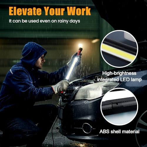 Work Light Under Hood Work Bar LED Work Light Bar Auto Repair Garage Maintenance Lights 1pcs