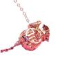 Exquisite Russian Purple Gold Plated Rose Gold Color Gold Plated Money Bag Pendant Classic Fortune Fashion Temperament Collarbone Chain