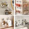 Acrylic Bathroom Shower Shelf Organizer with Suction Cup,Transparent Storage Rack for Skin Care Products, Bathroom Supplies Rack