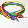 Set de cables de patch para sintetizador modular [LAMBDA] (rojo, amarillo, naranja, azul, verde, morado) (45cm)