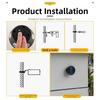 Pathway Light Waterproof Solar Wall Lamp Solar Powered Smart Light Control Outdoor Wall Light LED Light Garden Fence Light Patio