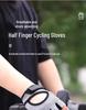 Half-Finger Breathable Cycling Gloves for Men & Women - Shock Absorption, Ideal for Road & Mountain Biking