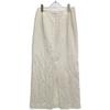 LE CIEL BLEU 24AW Ivory Wrinkle Wash Satin Skirt skirt 38 IvoryUsed