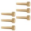 6Pcs Bridge Pins Copper Folk Acoustic Guitar Strings Pegs Nails Practice Performance Parts