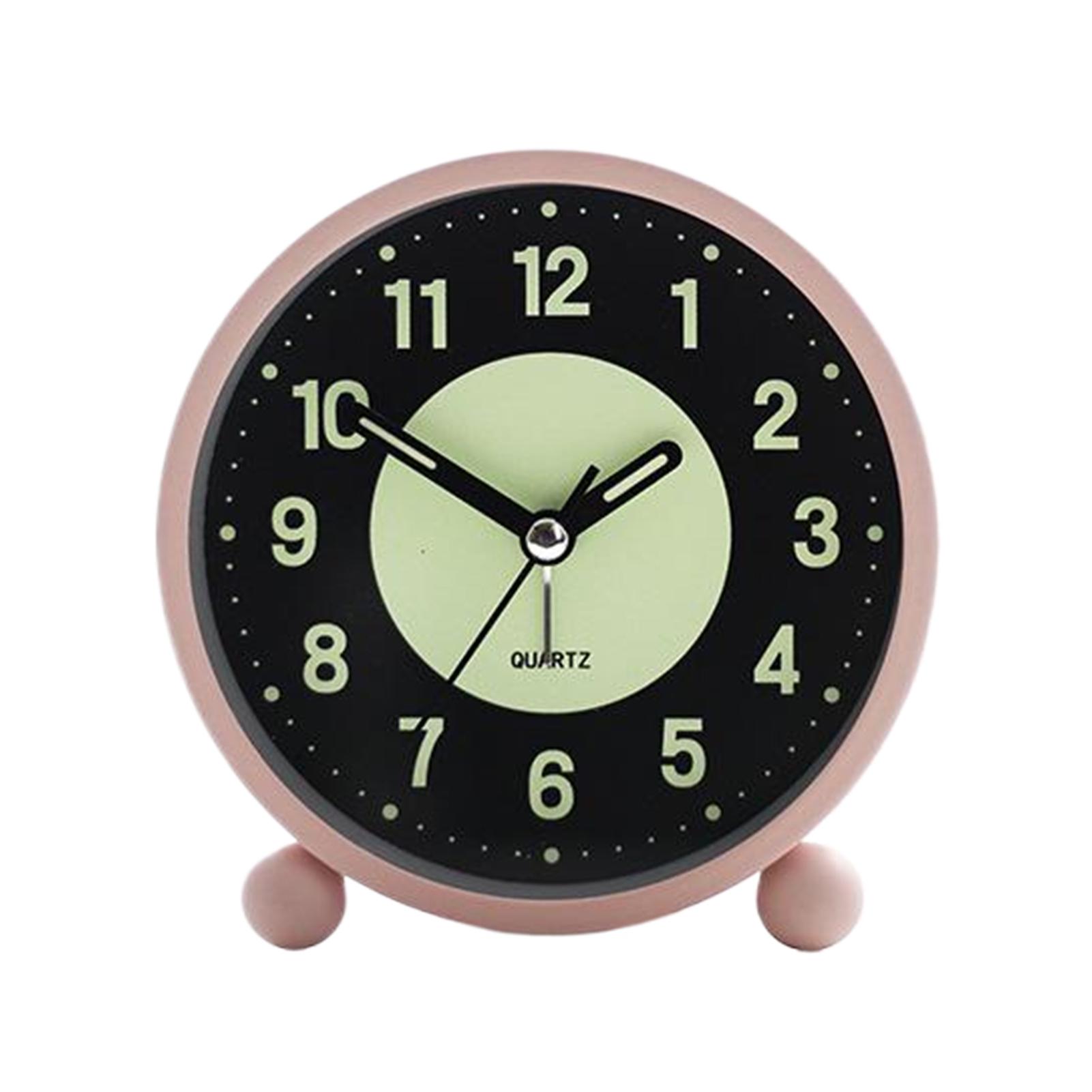 

Non Ticking Table Clock With Silent Alarm For Bedrooms Silent Alarm Clocks Bedside Non Ticking