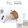 Korean Style Travel Makeup Clutch - Compact, Elegant Mini Cosmetics Bag