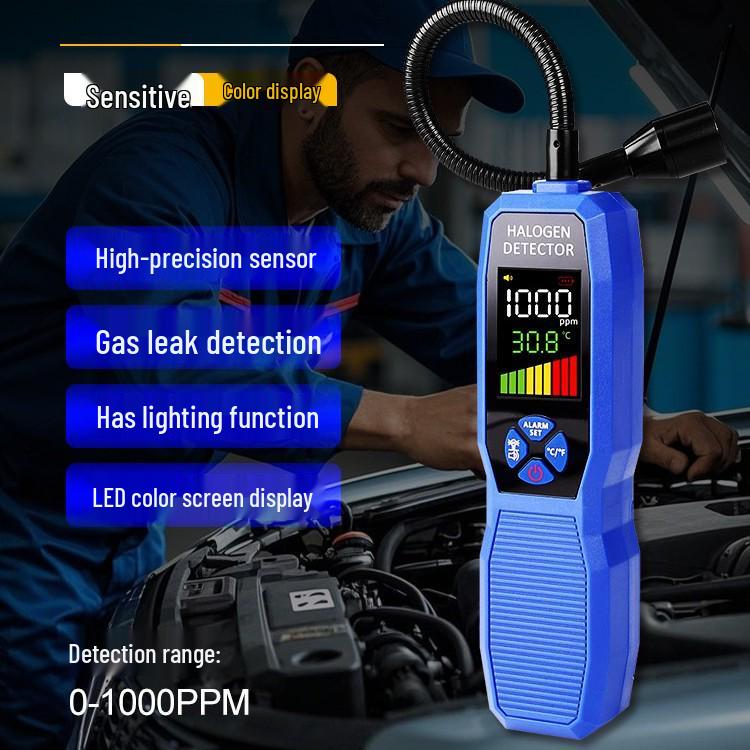 Детектор утечек фреона и галогенов Mercedes-Techman для кондиционеров