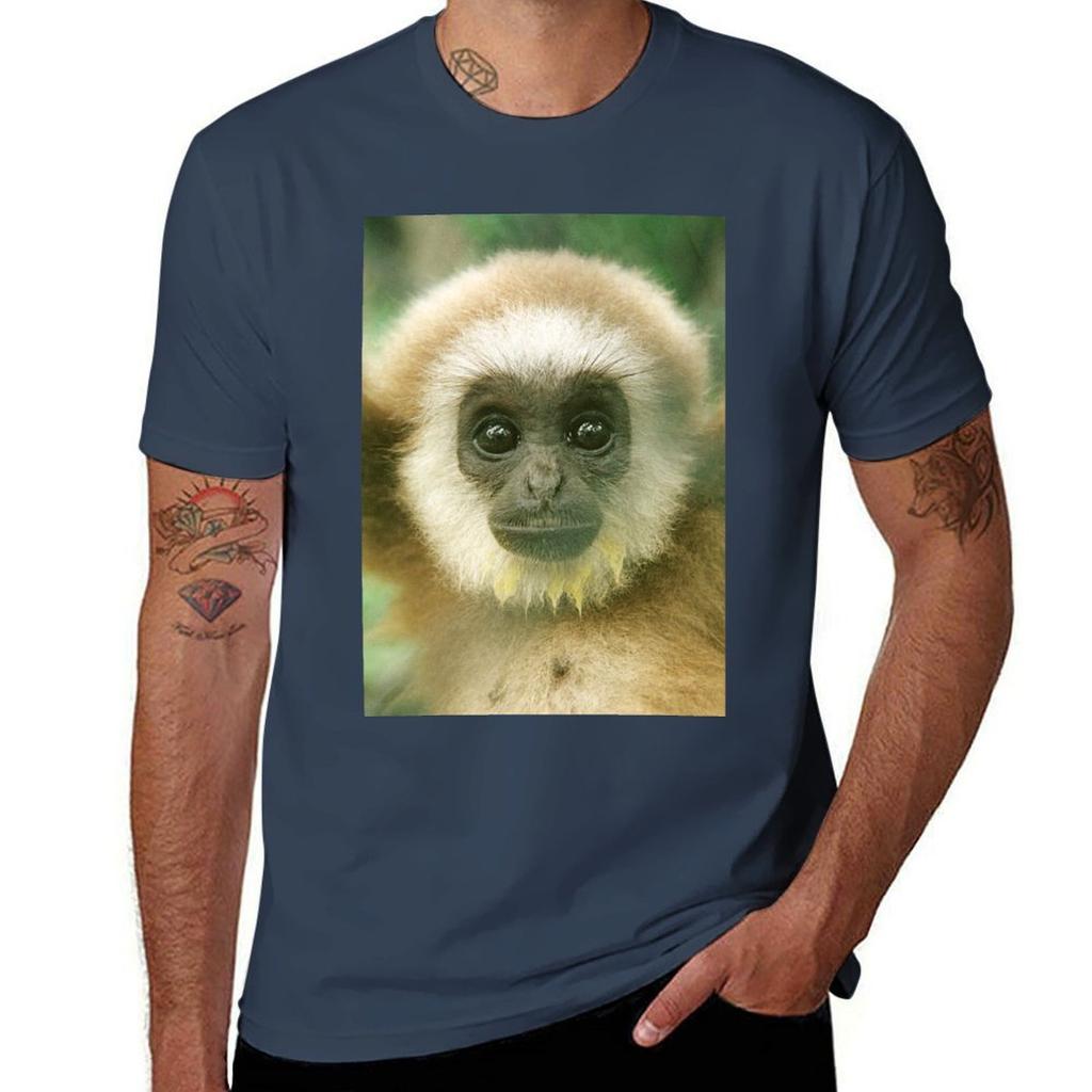Baby Whitehanded Gibbon Tshirt T Shirts Designer T Shirt Unisex Plain Tshirt