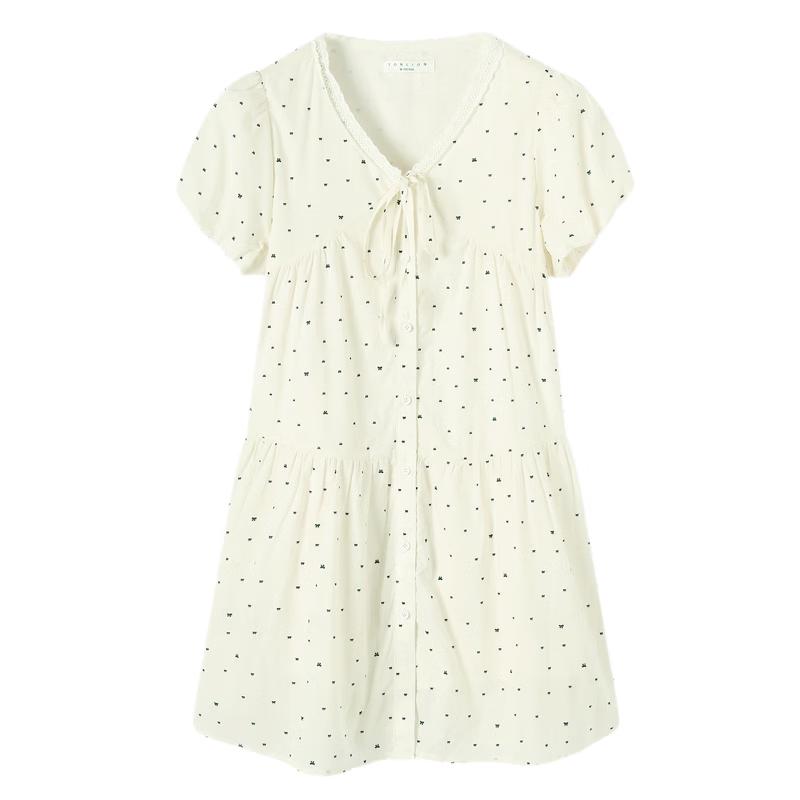 Women s Tie-Dye Printed Summer Dress M